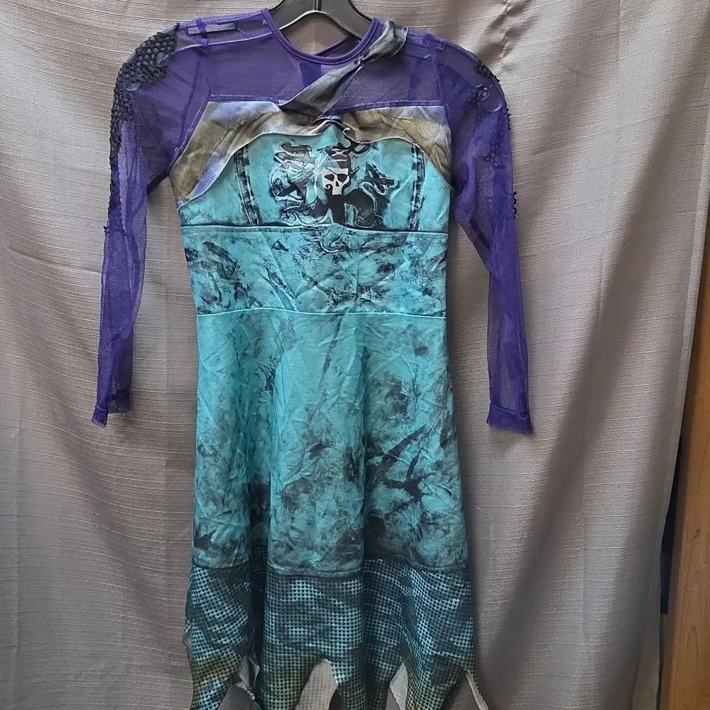 Disney Descendants Disguise Uma Costume Descendants‎ 2 Child Size Large 10-12